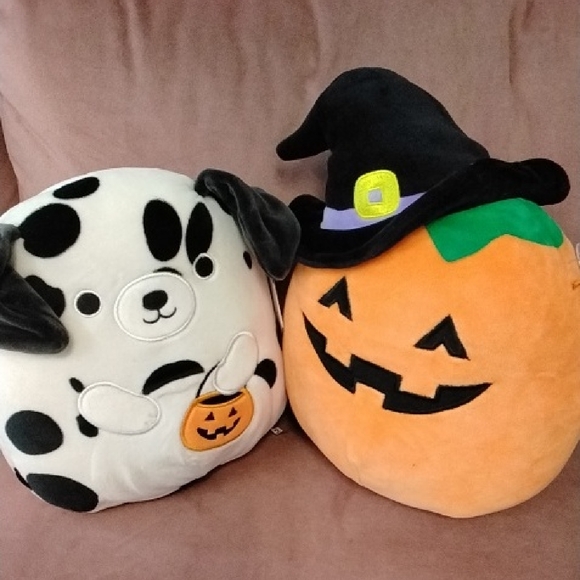 Kellytoy Dalmatian and Pumpkin Squishmellows - Picture 1 of 3